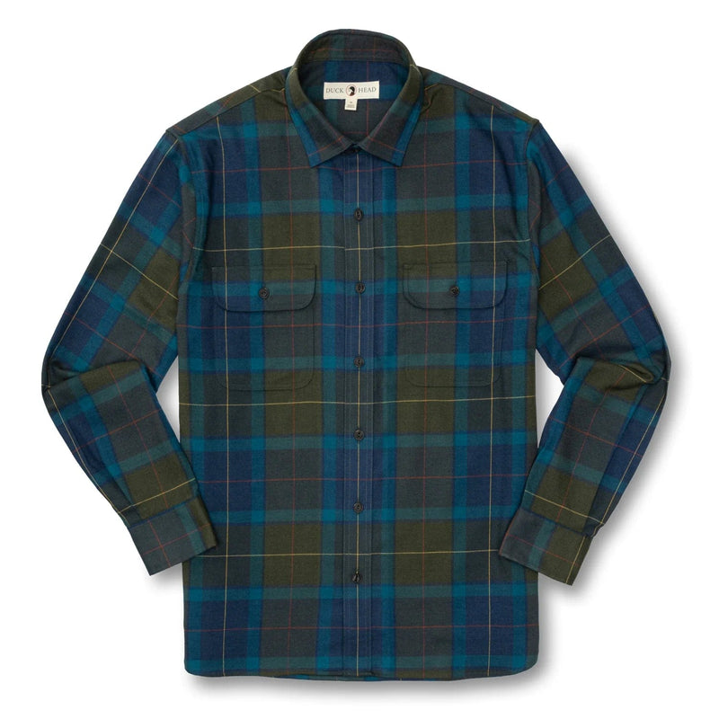 Load image into Gallery viewer, Duck Head Performance Flannel Sport Shirt Holman Plaid - Men&#39;s Duck Head Performance Flannel Sport Shirt Holman Plaid - Men&#39;s Duck Head
