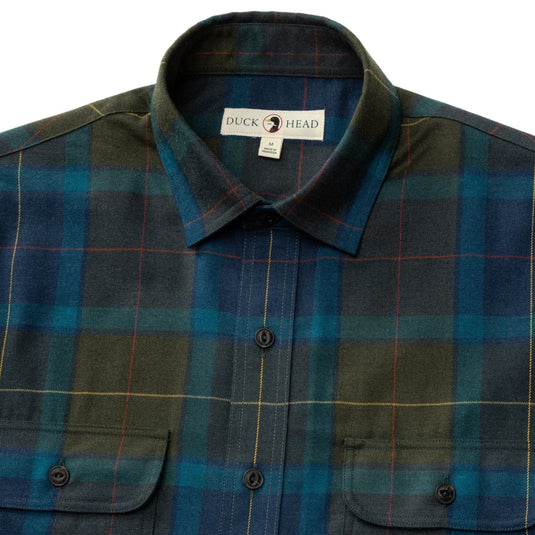 Duck Head Performance Flannel Sport Shirt Holman Plaid - Men's Duck Head Performance Flannel Sport Shirt Holman Plaid - Men's Duck Head