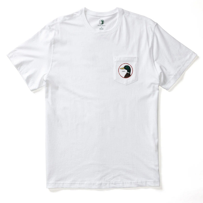 Load image into Gallery viewer, White / SM Duck Head Short Sleeve Logo T-Shirt - Men&#39;s Duck Head
