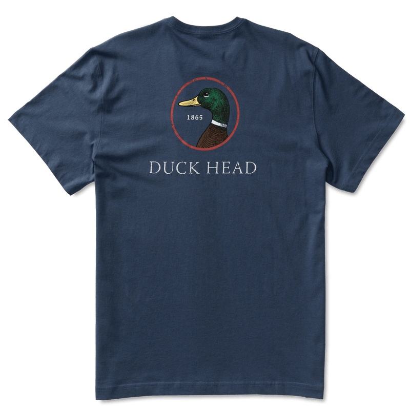 Load image into Gallery viewer, Indigo Blue / SM Duck Head Short Sleeve Logo T-Shirt - Men&#39;s Duck Head

