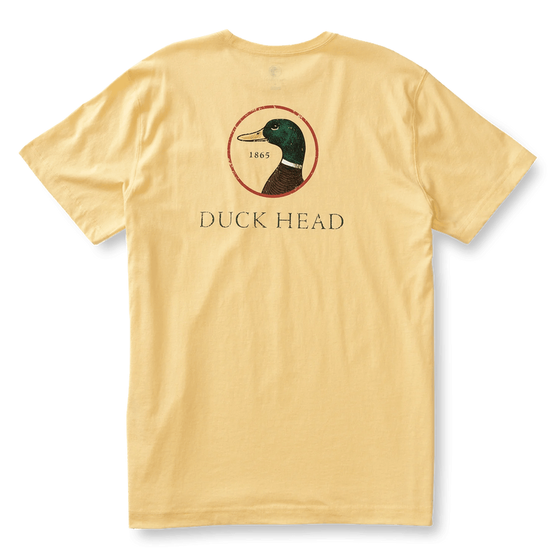 Load image into Gallery viewer, Golden Yellow / SM Duck Head Short Sleeve Logo T-Shirt - Men&#39;s Duck Head
