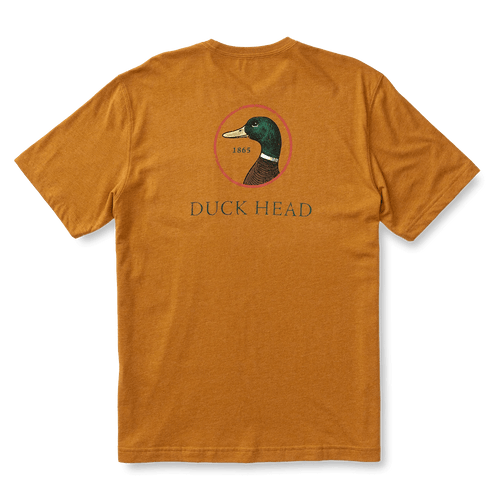 Honey Brown / SM Duck Head Short Sleeve Logo T-Shirt - Men's Duck Head