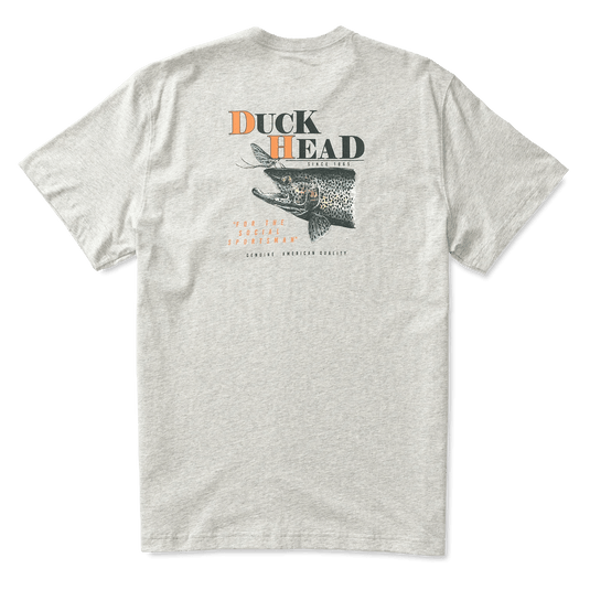 Varsity Grey / SM Duck Head Trout Cover Shortsleeve Tee - Men's DUCK HEAD
