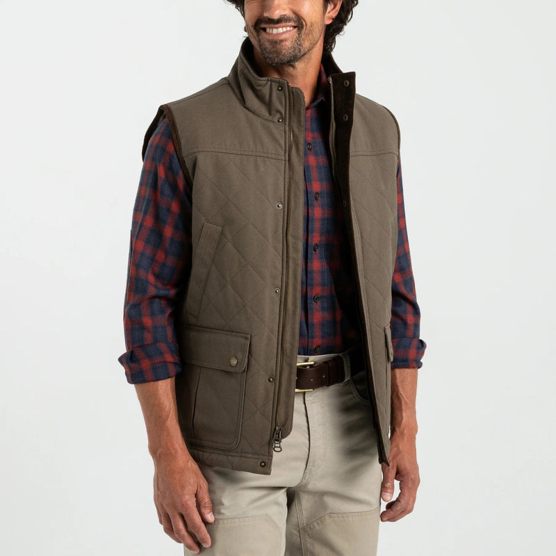 Load image into Gallery viewer, Duck Head Waxed Duck Canvas Quilted Vest - Men&#39;s Duck Head Waxed Duck Canvas Quilted Vest - Men&#39;s Duck Head
