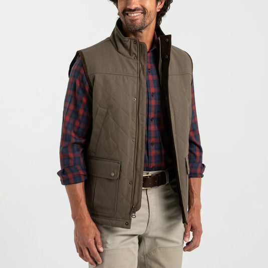 Duck Head Waxed Duck Canvas Quilted Vest - Men's Duck Head Waxed Duck Canvas Quilted Vest - Men's Duck Head