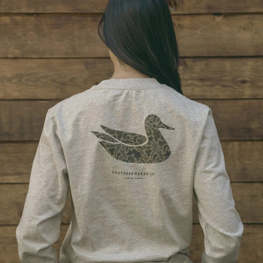 Duck Originals Camo Longsleeve T-Shirt Southern Marsh