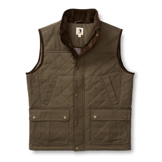 Duck Head Waxed Duck Canvas Quilted Vest - Men's