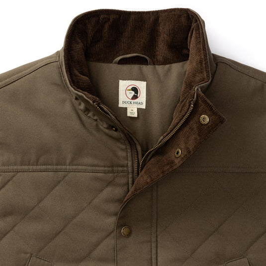 Duck Head Waxed Duck Canvas Quilted Vest - Men's