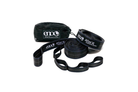 Black ENO Atlas XL Hammock Suspension Straps Eno