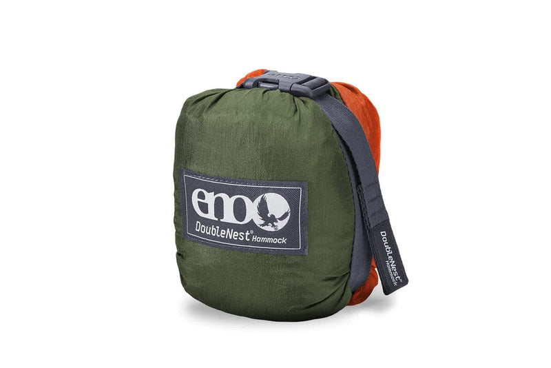 Load image into Gallery viewer, Olive/Orange Eno DoubleNest Hammock - Olive/Orange Eno
