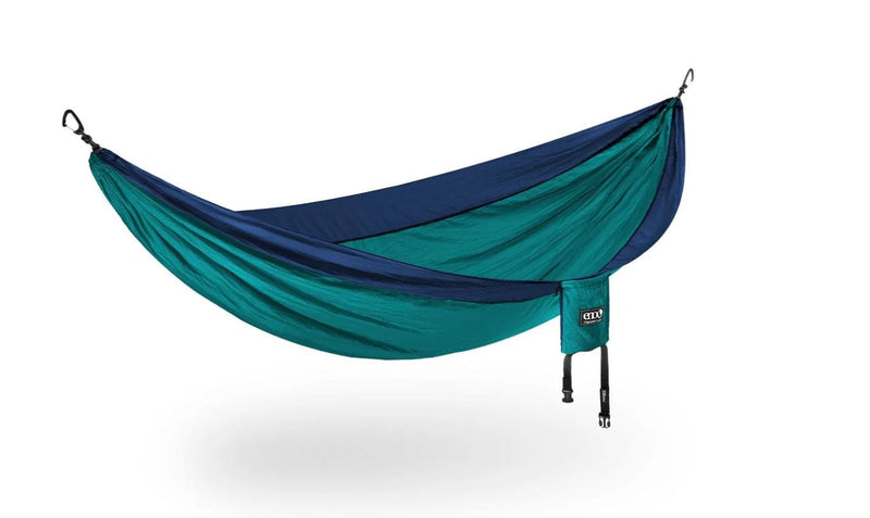 Load image into Gallery viewer, Seafoam / Navy Eno Singlenest Hammock in Seafoam / Navy Eno Singlenest Hammock in Seafoam / Navy Eno
