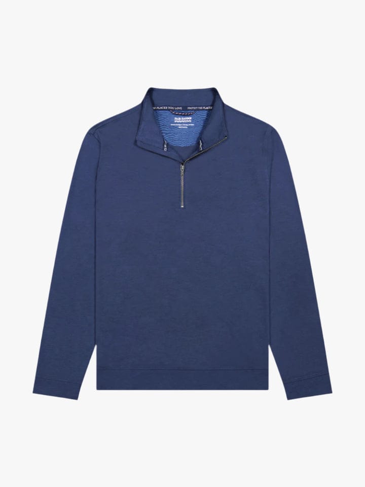 Load image into Gallery viewer, Navy / SM Fair Harbor Compass Quarter Zip in Navy Fair Harbor Compass Quarter Zip in Navy Fair Harbor
