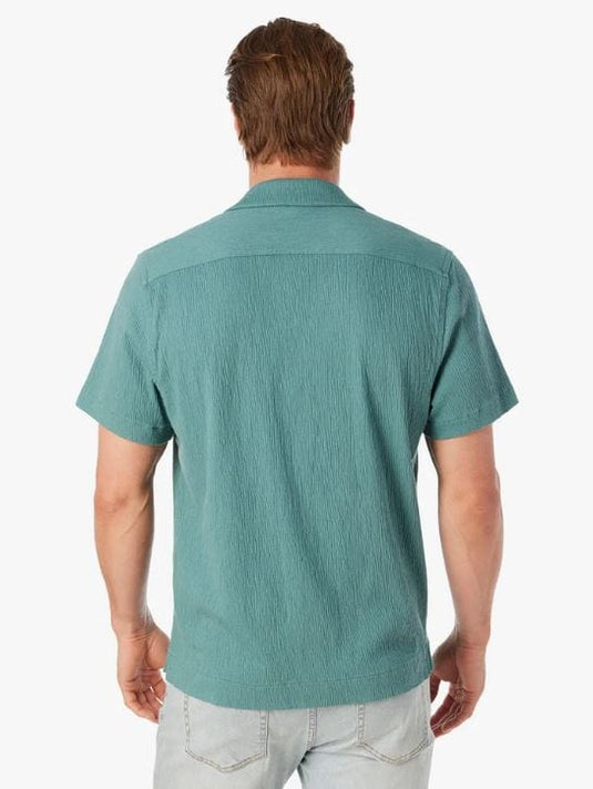 Fair Harbor Men's Babylon Camp Shirt in Sea Green Fair Harbor Men's Babylon Camp Shirt in Sea Green Fair Harbor