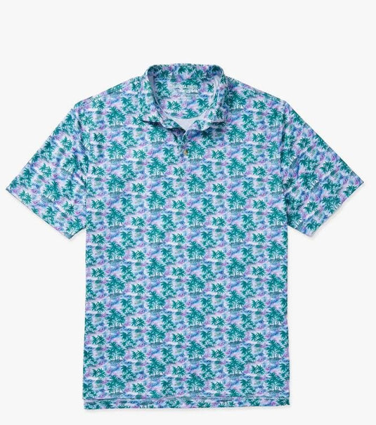 420 - Blue Paradise / MED Fair Harbor Men's Compass Polo Fair Harbor Men's Compass Polo Fair Harbor