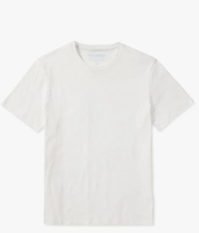 Load image into Gallery viewer, White / MED Fair Harbor Men&#39;s Kismet Tee in White Fair Harbor Men&#39;s Kismet Tee in White Fair Harbor
