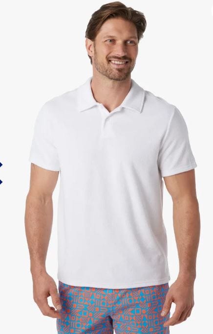 Load image into Gallery viewer, Fair Harbor Men&#39;s Ravello Terry Polo Short Sleeve Fair Harbor Men&#39;s Ravello Terry Polo Short Sleeve Fair Harbor
