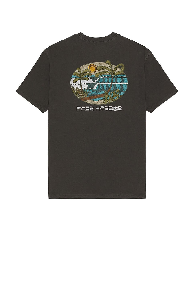 Load image into Gallery viewer, Black Beach Surf / MED Fair Harbor Men&#39;s Saltaire Tee Fair Harbor Men&#39;s Saltaire Tee Fair Harbor
