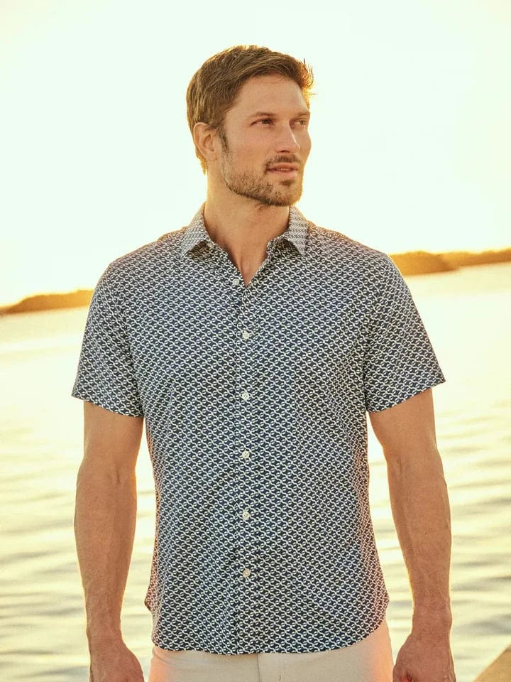 Load image into Gallery viewer, Fair Harbor Men&#39;s Windward Short Sleeve Shirt Fair Harbor Men&#39;s Windward Short Sleeve Shirt Fair Harbor
