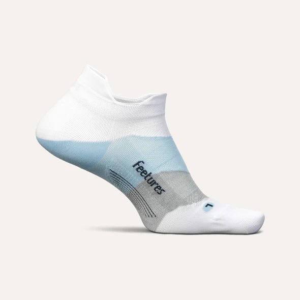 Load image into Gallery viewer, White Sky / SM Feetures Elite Ultra Light No Show Tab Socks - Women&#39;s Feetures
