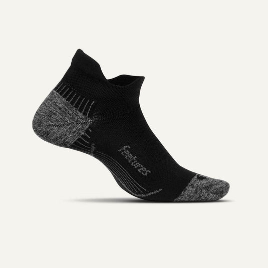Black / SM Feetures Men's Plantar Fasciitis Ultra Lt Tab in Black Feetures Men's Plantar Fasciitis Ultra Lt Tab in Black Feetures