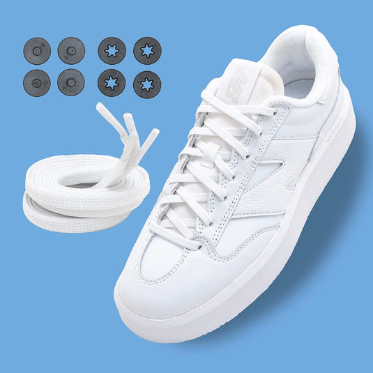 Flat White Lock Laces Flat White Lock Laces Lock Laces