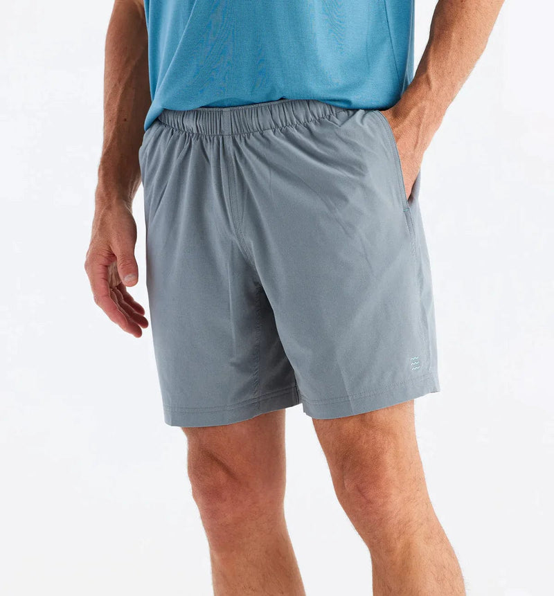 Load image into Gallery viewer, Slate / SM Free Fly 6&quot; Breeze Shorts - Men&#39;s Free Fly
