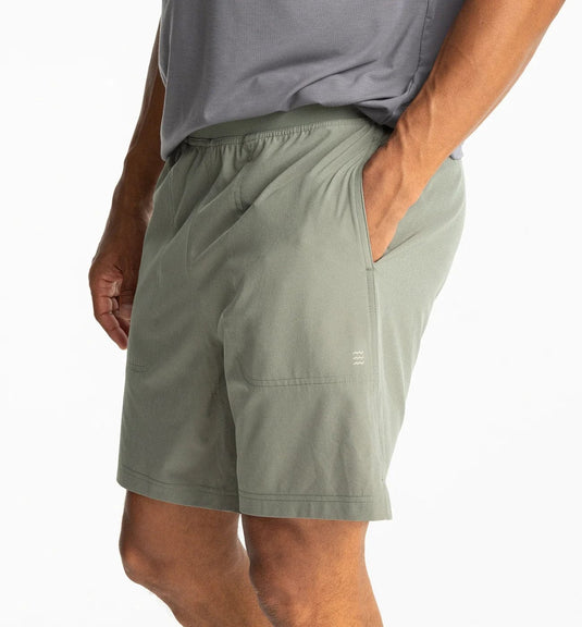 Agave Green / SM Free Fly 7" Bamboo-Lined Active Breeze Short - Men's Free Fly