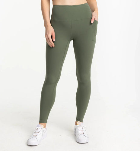 Agave Green / SM Free Fly All Day Pocket Legging - Women's Free Fly