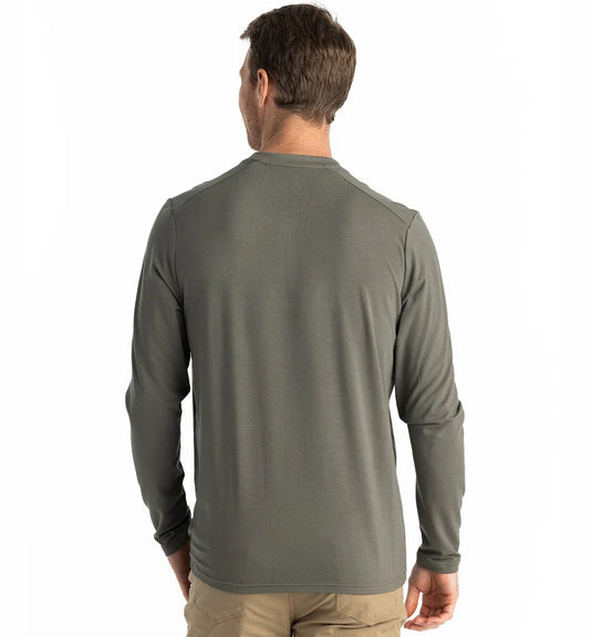 Free Fly Bamboo Flex Longsleeve Henley - Men's Free Fly