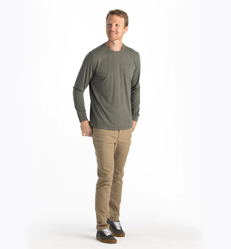 Load image into Gallery viewer, Free Fly Bamboo Flex Longsleeve Pocket Tee - Men&#39;s Free Fly

