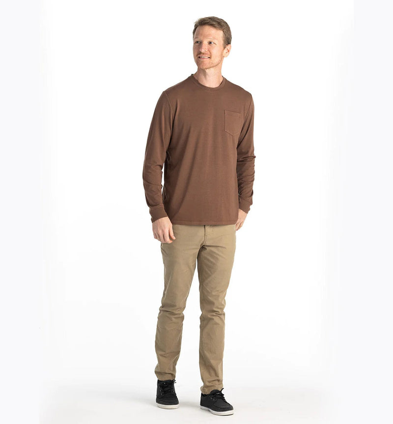 Load image into Gallery viewer, Free Fly Bamboo Flex Longsleeve Pocket Tee - Men&#39;s Free Fly
