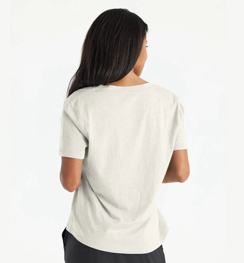 Load image into Gallery viewer, Free Fly Bamboo Heritage V-Neck - Women&#39;s Free Fly
