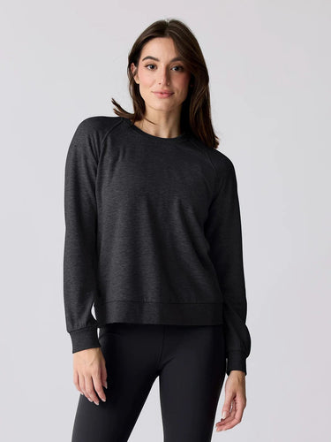 Heather Black / SM Free Fly Bamboo Lightweight Fleece Crew - Women's Free Fly Bamboo Lightweight Fleece Crew - Women's Free Fly