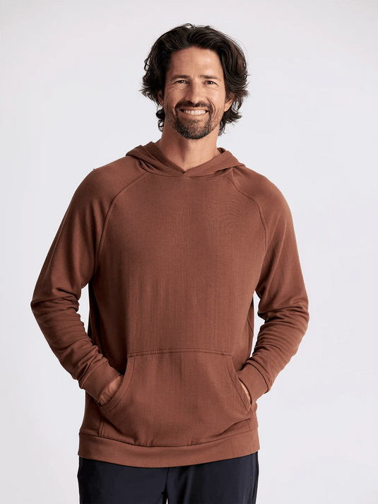 Chestnut / SM Free Fly Bamboo Lightweight Fleece Hoodie - Men's Free Fly