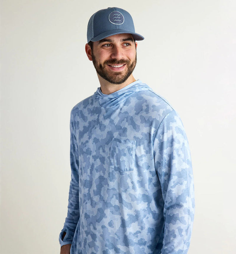 Load image into Gallery viewer, Tidewater Camo / SM Free Fly Bamboo Lightweight Hoodie - Men&#39;s Free Fly
