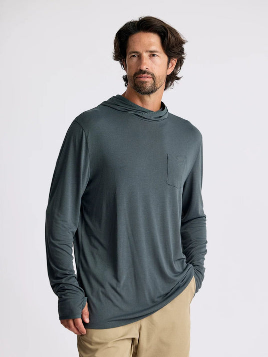 Midnight / SM Free Fly Bamboo Lightweight Hoodie - Men's Free Fly