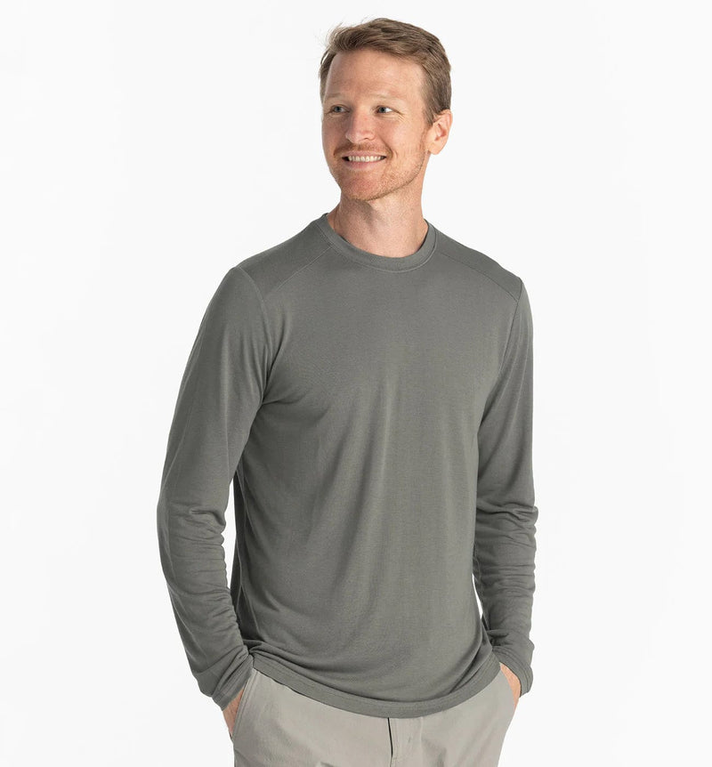 Load image into Gallery viewer, Fatigue / SM Free Fly Bamboo Lightweight Long Sleeve Shirt - Men&#39;s Free Fly
