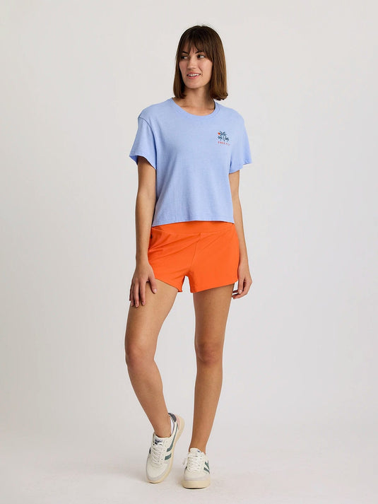 651 / Tigerlily / XS Free Fly Bamboo-Lined Active Breeze Short 3" - Women's Free Fly Bamboo-Lined Active Breeze Short 3" - Women's Free Fly