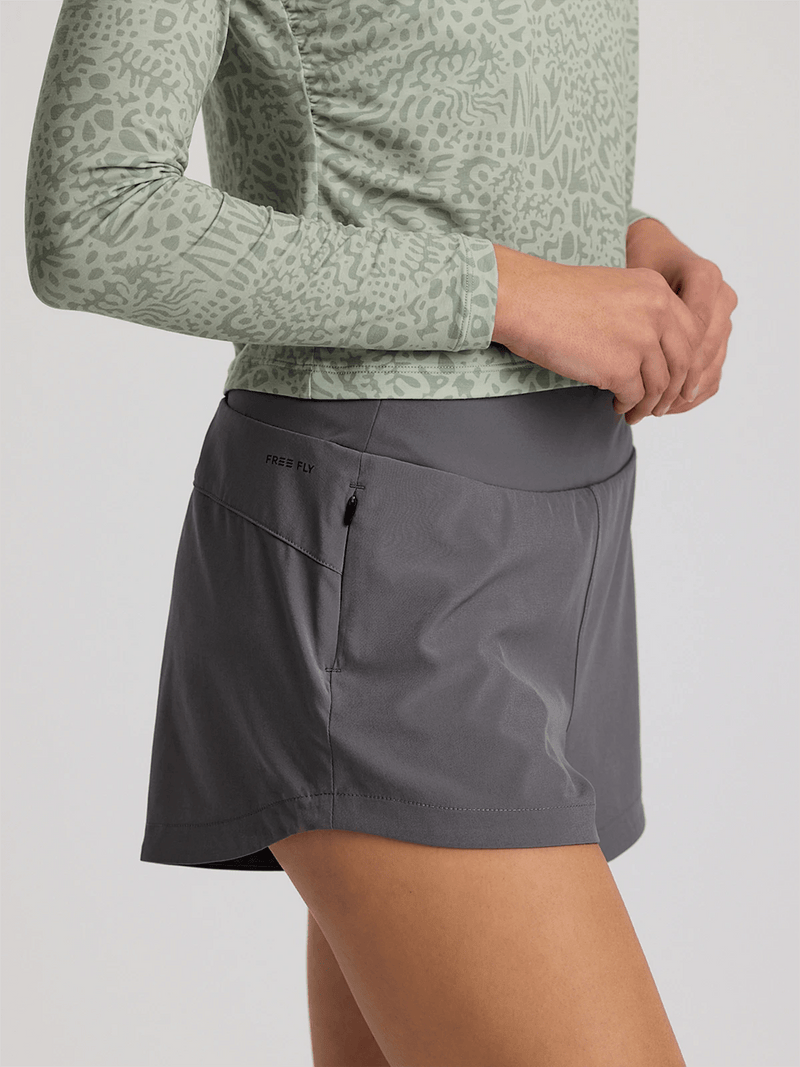 Load image into Gallery viewer, Free Fly Bamboo-Lined Active Breeze Short 3&quot; - Women&#39;s Free Fly Bamboo-Lined Active Breeze Short 3&quot; - Women&#39;s Free Fly
