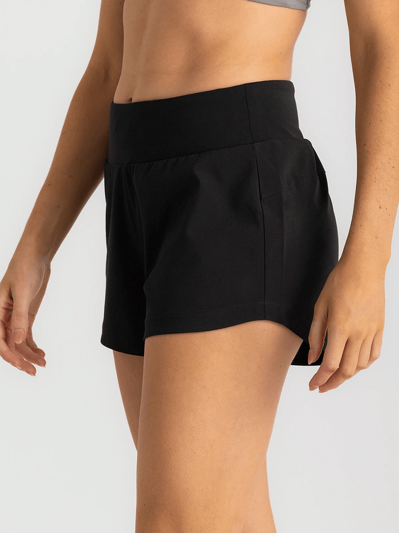 Load image into Gallery viewer, 300 / Black / XS Free Fly Bamboo-Lined Active Breeze Short 3&quot; - Women&#39;s Free Fly Bamboo-Lined Active Breeze Short 3&quot; - Women&#39;s Free Fly
