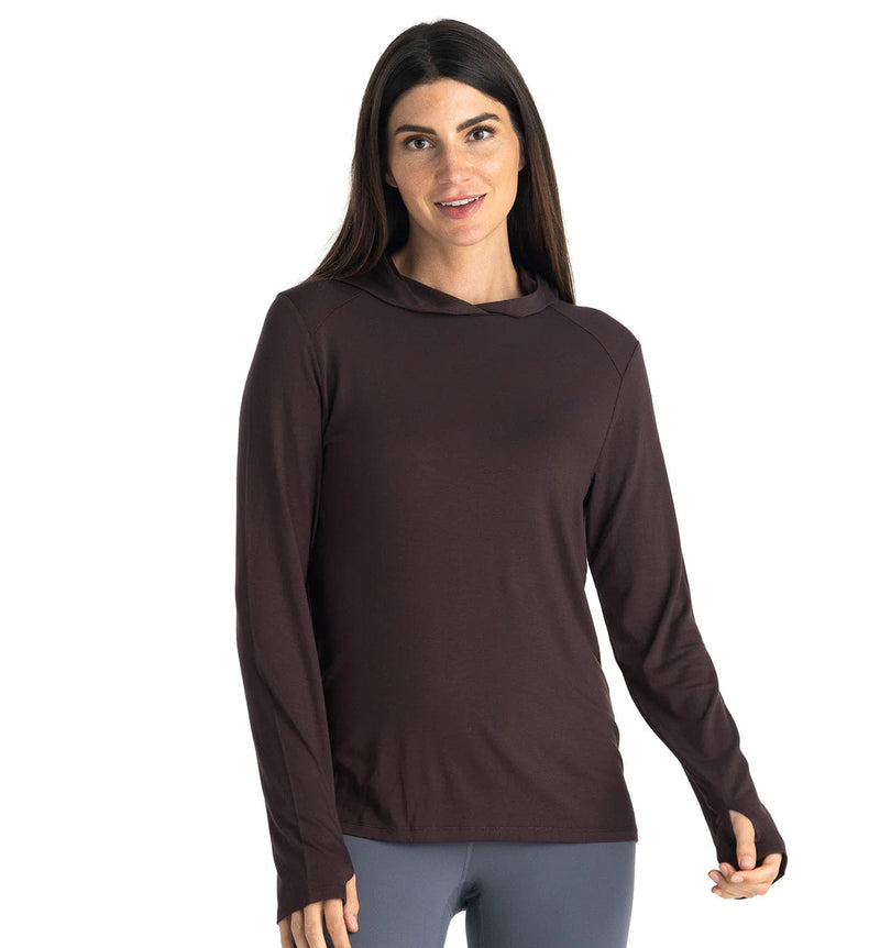 Load image into Gallery viewer, Red Cedar / SM Free Fly Bamboo Shade Hoodie II - Women&#39;s Free Fly
