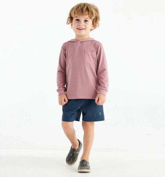 Ash Rose / 2T Free Fly Bamboo Shade Hoody - Little Kids Free Fly