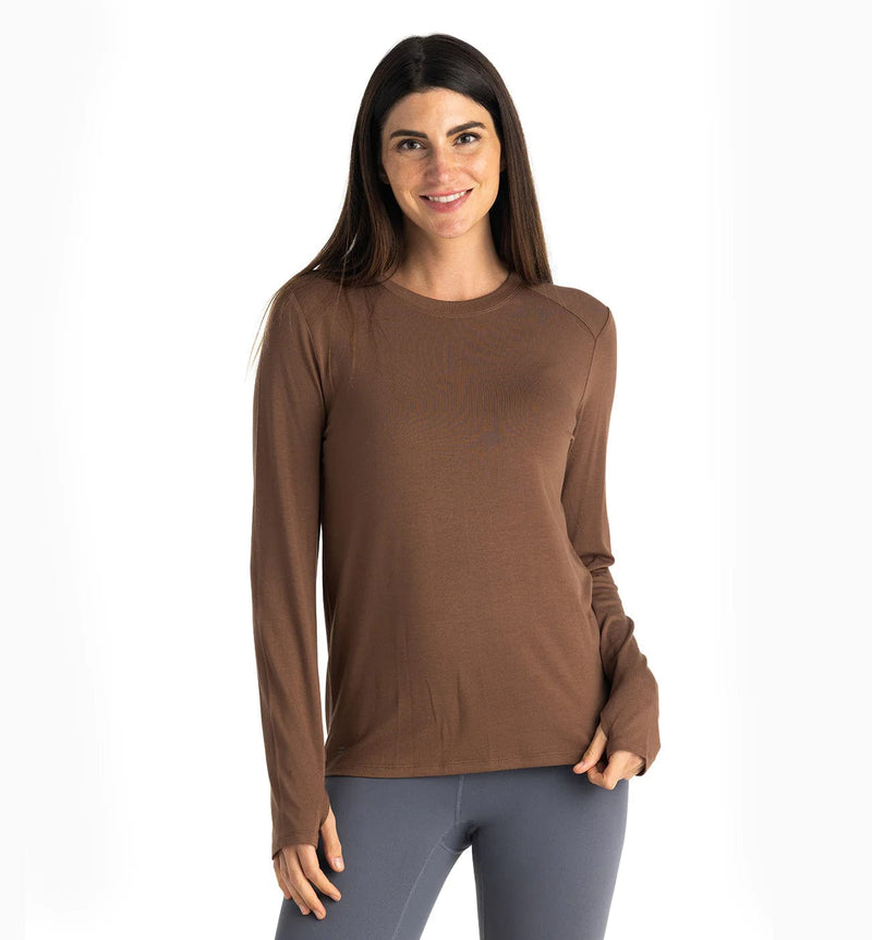 Load image into Gallery viewer, Mustang / SM Free Fly Bamboo Shade Longsleeve II - Women&#39;s Free Fly
