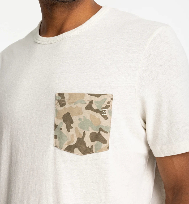 Load image into Gallery viewer, Free Fly Barrier Island Camo Pocket Tee - Men&#39;s Free Fly
