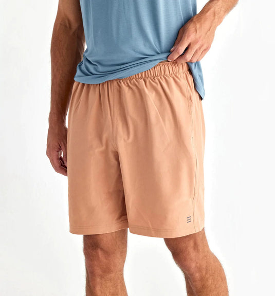 Rust / SM Free Fly Breeze Shorts 8" - Men's Free Fly