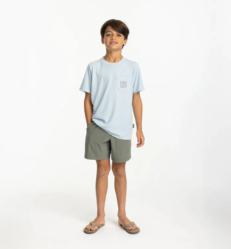Load image into Gallery viewer, Agave Green / Youth SM Free Fly Breeze Shorts - Kids&#39; Free Fly
