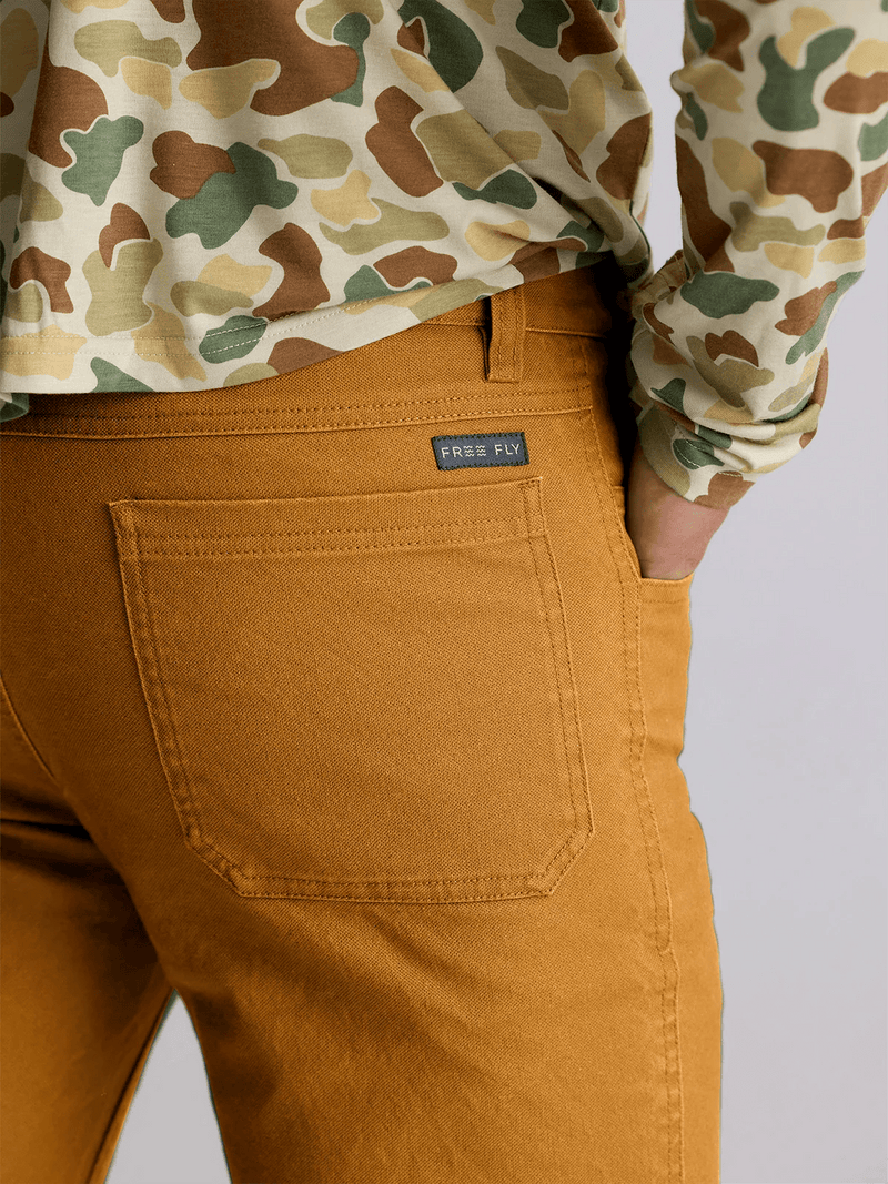 Load image into Gallery viewer, Free Fly Canvas Field Pant Ochre - Men&#39;s Free Fly
