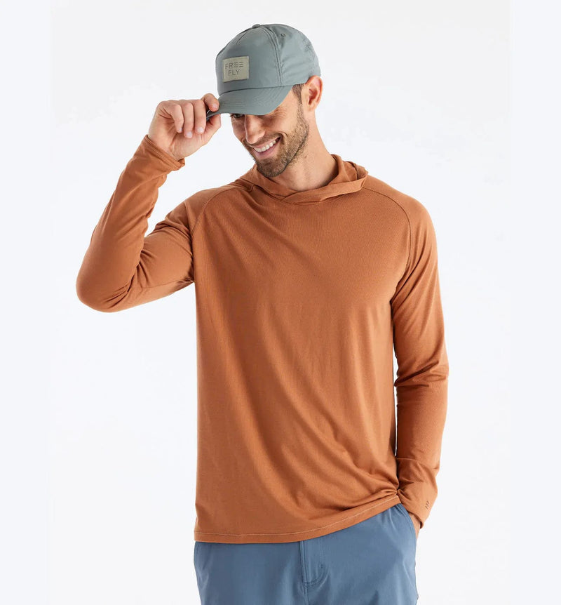 Load image into Gallery viewer, Rust / SM Free Fly Clearwater Elevate Hoody - Men&#39;s Free Fly
