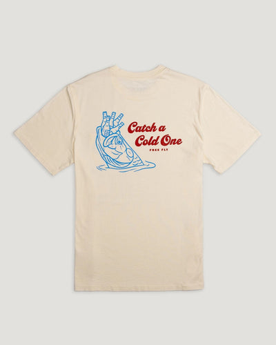 Bone / XL Free Fly Cold Ones Tee in Bone Free Fly Cold Ones Tee in Bone Free Fly
