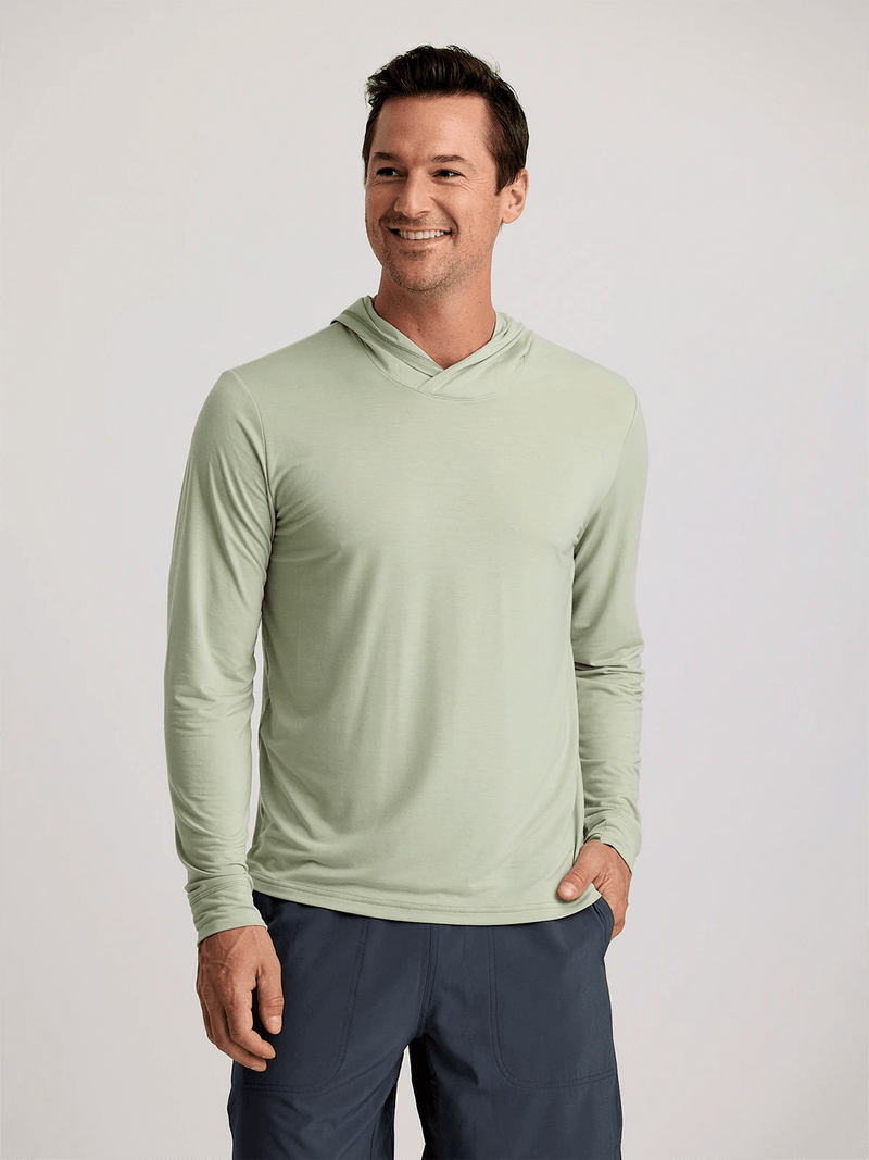 Load image into Gallery viewer, 528 / Desert Sage / SM Free Fly Elevate Lightweight Hoodie - Men&#39;s Free Fly Elevate Lightweight Hoodie - Men&#39;s Free Fly
